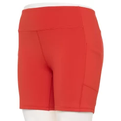 Plus Size Tek Gear® Ultrastretch 7-in. Bike Shorts -The Tek Style Shop 5663392 Cranberry Kiss