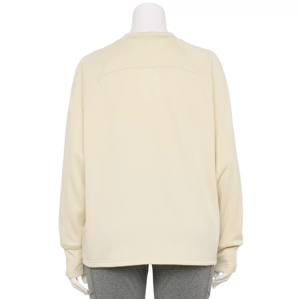 Plus Size Tek Gear® Stretch Fleece Mockneck Sweatshirt 5 Plus Size Tek Gear® Stretch Fleece Mockneck Sweatshirt - Image 5