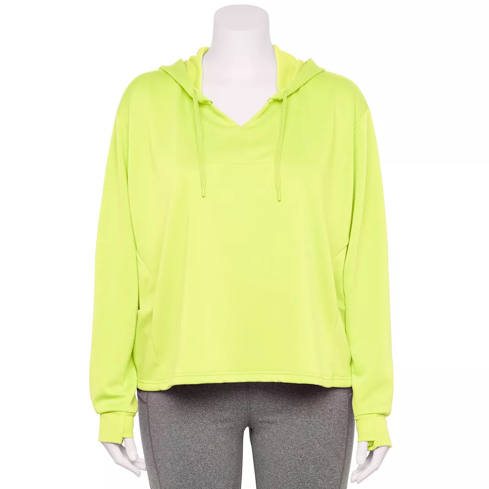 Plus Size Tek Gear® Stretch Fleece Hoodie 1 Plus Size Tek Gear® Stretch Fleece Hoodie