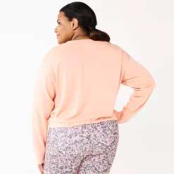 Plus Size Tek Gear® Stretch Fleece Cinched-Waist Top 13 Plus Size Tek Gear® Stretch Fleece Cinched-Waist Top -The Tek Style Shop 5663621 ALT