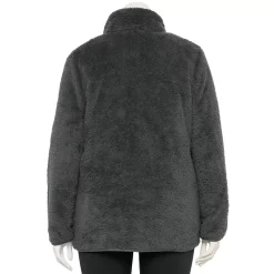 Plus Size Tek Gear® Plush Zip-Up Jacket -The Tek Style Shop 5663759 ALT