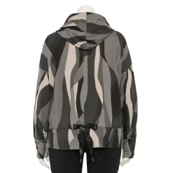 Plus Size Tek Gear® French-Terry Cropped Hoodie -The Tek Style Shop 5664824 ALT