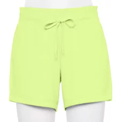 Women's Tek Gear® Stretch Fleece Shorts -The Tek Style Shop 5665017 Real Lemon