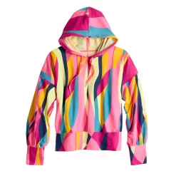 Women's Tek Gear® French-Terry Cropped Hoodie -The Tek Style Shop 5665099 ALT2