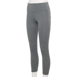 Women's Tek Gear® Adaptive High-Waisted 7/8 Leggings -The Tek Style Shop 5671075 Charcoal Sd