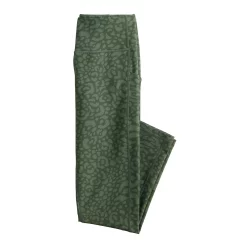 Women's Tek Gear® Adaptive High-Waisted 7/8 Leggings -The Tek Style Shop 5671075 Green Leopard