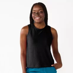 Women's Tek Gear® Cinched-Back Tank -The Tek Style Shop 5671137 Black