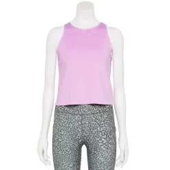 Women's Tek Gear® Crop Running Tank -The Tek Style Shop 5671512 Little Lavender