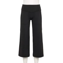 Women's Tek Gear® Ultrastretch Wide Leg Crop Pant -The Tek Style Shop 5673064 Black