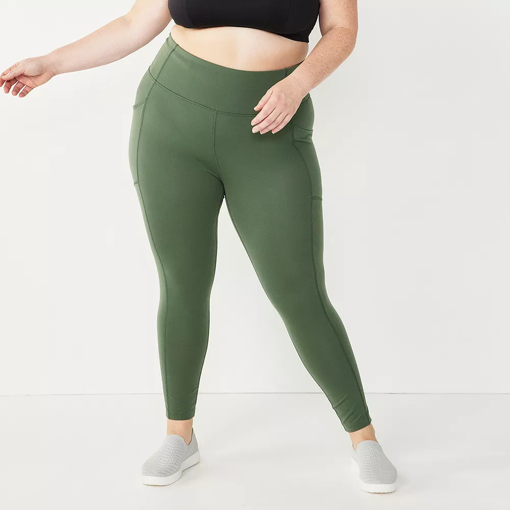 Plus Size Tek Gear® High-Waisted Shapewear Leggings 1 Plus Size Tek Gear® High-Waisted Shapewear Leggings