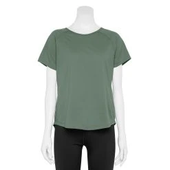 Women's Tek Gear® Core Raglan Tee -The Tek Style Shop 5942070 Esta Olive