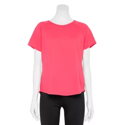 Women's Tek Gear® Core Raglan Tee -The Tek Style Shop 5942070 Fanatic Pink
