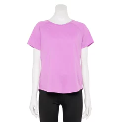 Women's Tek Gear® Core Raglan Tee -The Tek Style Shop 5942070 Luminous Pink