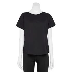 Women's Tek Gear® Core Raglan Tee -The Tek Style Shop 5942070 Mineral Black