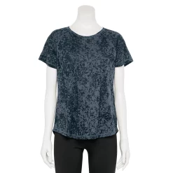 Women's Tek Gear® Core Raglan Tee -The Tek Style Shop 5942070 Navy Burnout