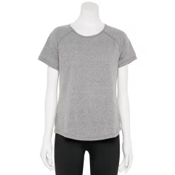 Women's Tek Gear® Core Raglan Tee -The Tek Style Shop 5942070 Smoky Slate