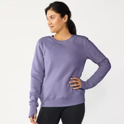 Women's Tek Gear® Ultrasoft Fleece Sweatshirt -The Tek Style Shop 6119993 Grape Yard