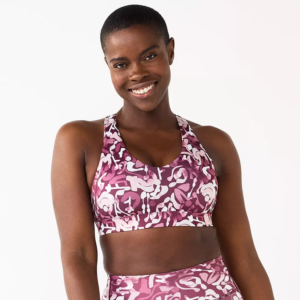 Tek Gear® Core Medium-Impact V-Neck Sports Bra 2 Tek Gear® Core Medium-Impact V-Neck Sports Bra - Image 2